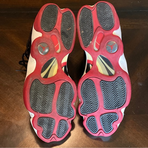 Nike Air Jordan 6 Rings Bred 322992-071 Mens Black Red Size 11 - Picture 8 of 8